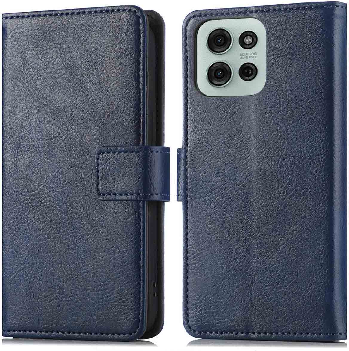 Custodia Per Motorola Moto G75 5G – Cover Posteriore In Policarbonato Satinato E Telaio TPU – Versione Magnetica Disponibile – Nero