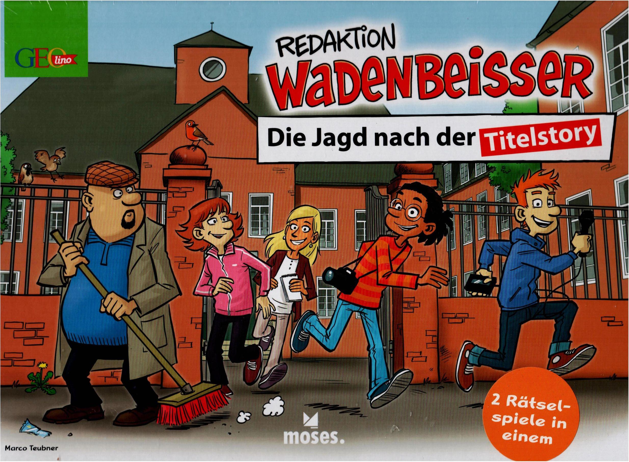 Moses Kinderbuchverlag Gm moses. 60028 Redaktion Wadenbeißer Spiel | Auf der Jagd nach der Titelstory