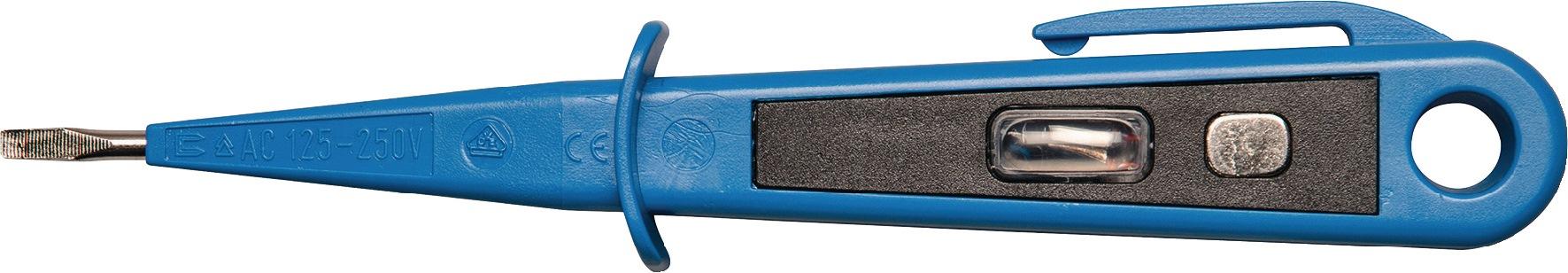 H+H Spannungsprfer 100 - 250 V 100 - 250 V AC einpolig Schneidenbreite 3 mm 45300 VDE GS POLYBEUTEL