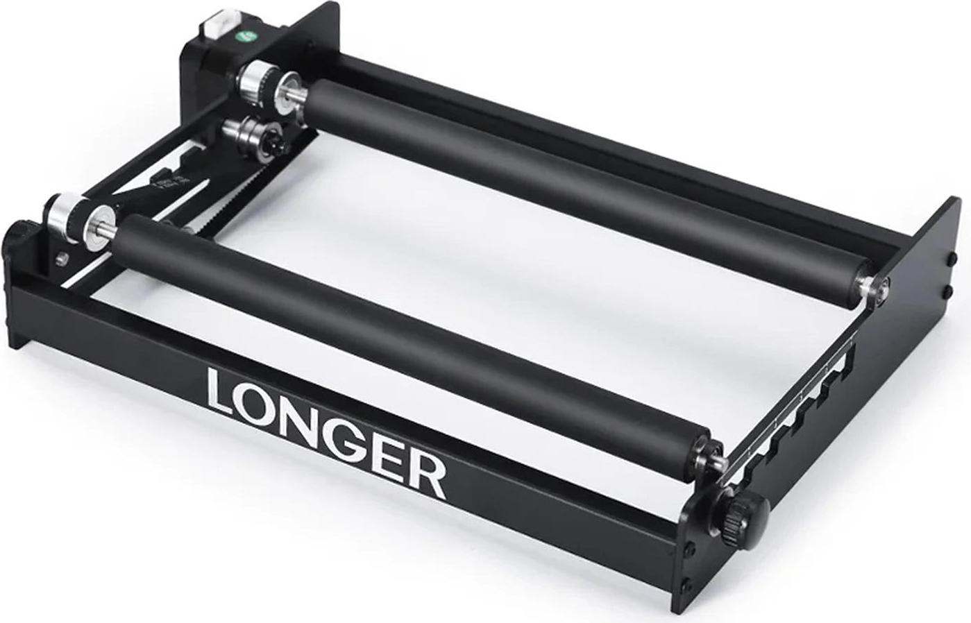 StarTech Laser-Rotationsrolle - Y-Achsen-Rotationsmodul - 360° Rotation - Verstellbarer Durchmesser 6–200 mm - Für zylindrische Objekte - Schwarz