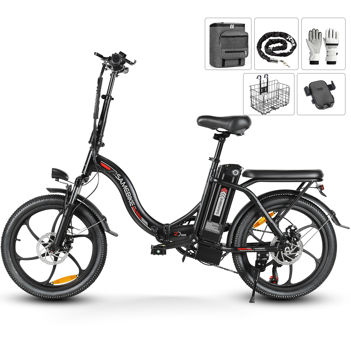 20 palcový bicykel dámsky bicykel muži mestský elektrický bicykel pneumatiky skladací bicykel 36V/12Ah batéria, off-road horský bicykel Shimano 7 prevodov, mestské muži, skladacie bicykle