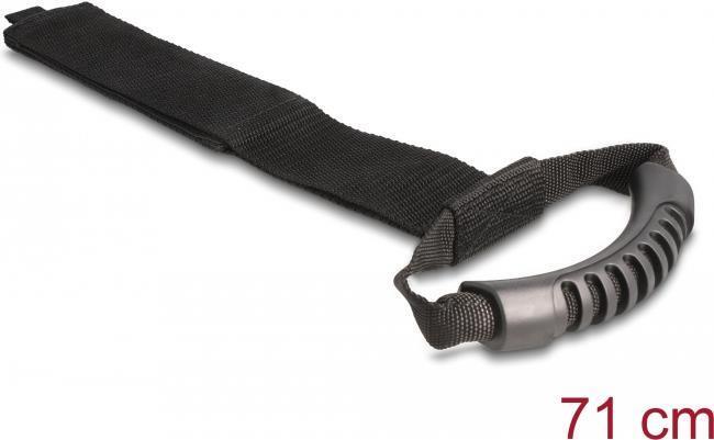 DELOCK Tragegurt mit Klettverschluss L 710 x B 50 mm schwarz