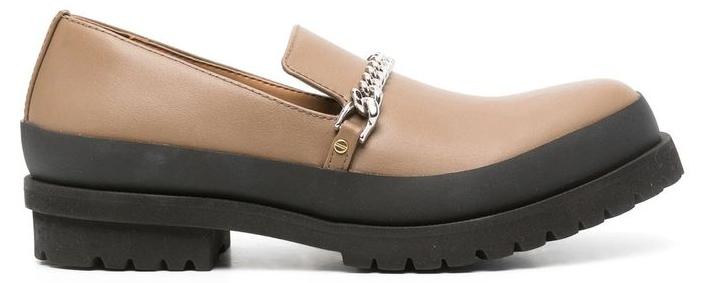 Stella McCartney Loafer aus Leder in Braun