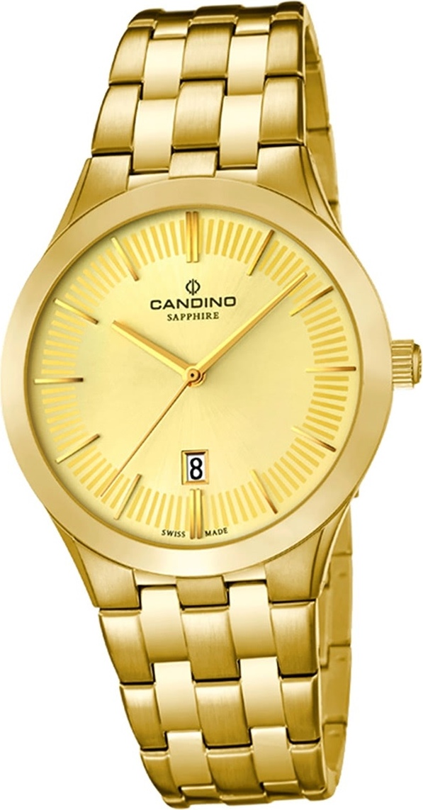 Candino Classic z nehrdzavejúcej ocele Dámske náramkové hodinky C4545/2 Quartz pohyb zlaté D2UC4545/2