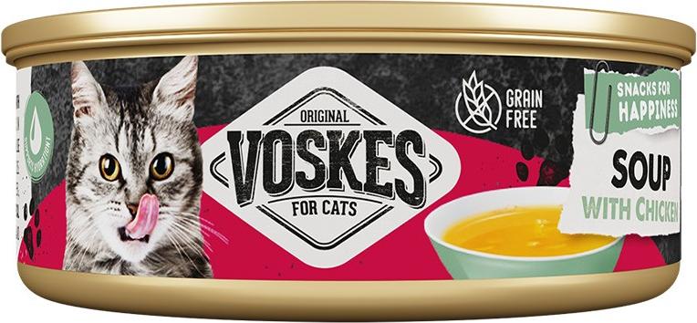 Voskes Katzensuppe mit Huhn – Hühnersuppe für Katzen, 50 g