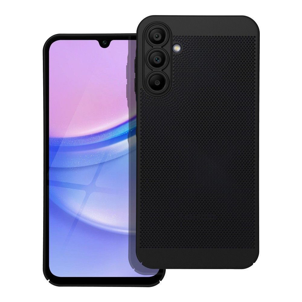 BREEZY puzdro na mobilný telefón vhodné pre SAMSUNG A15 4G / A15 5G čierne