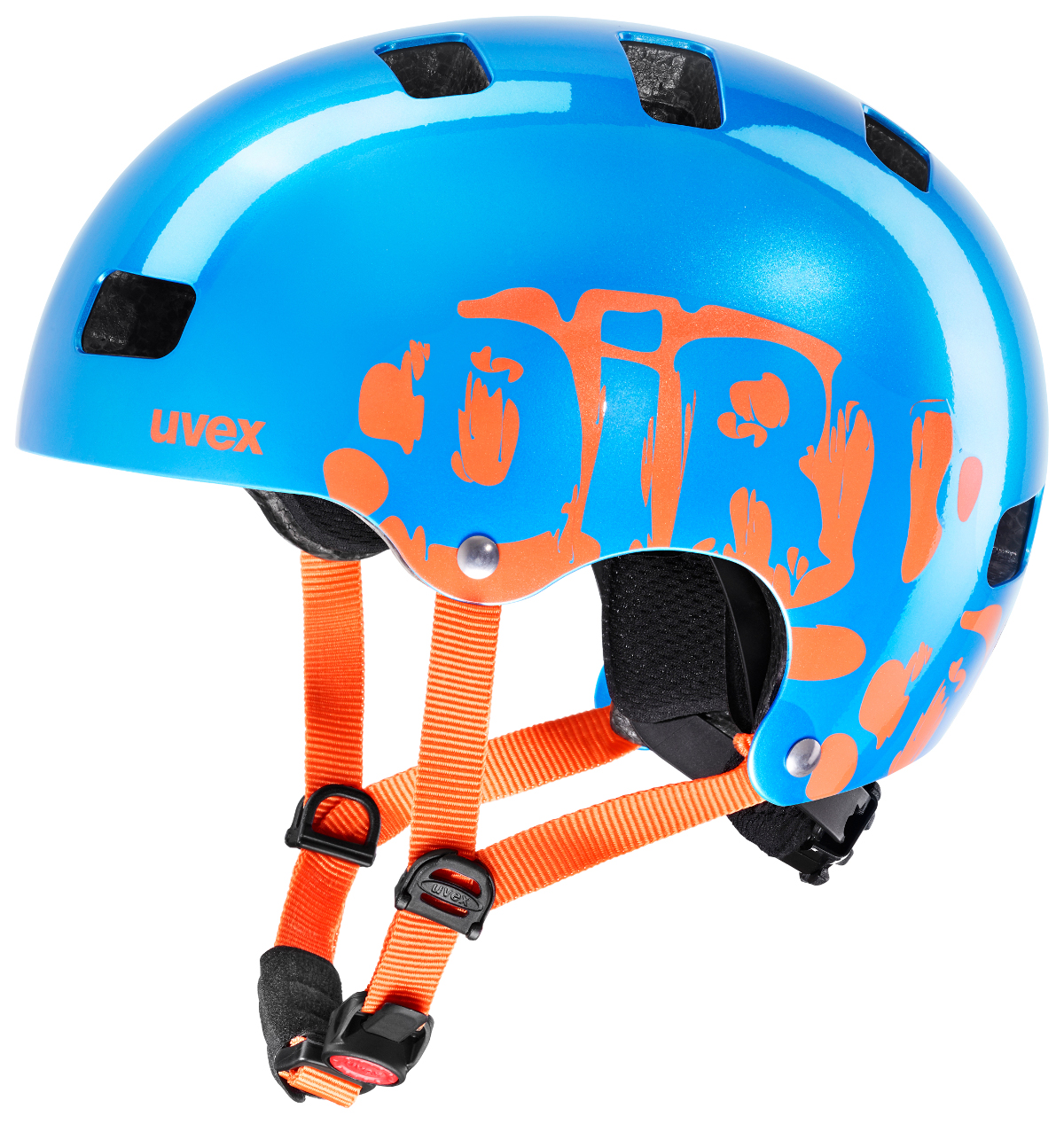 UVEX Kid 3 LED Kinder Fahrrad Rad Helm neon gelb Scooter Inliner Skate Helm 