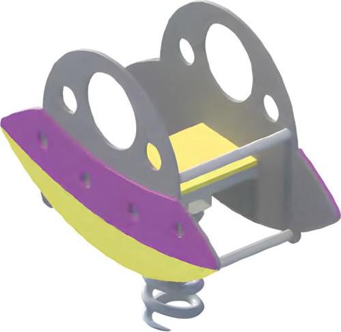 AEA Schaukelwippe Wippgerät Wippe Schwingwippe Kinderwippe Spielplatz Wippen Ufo