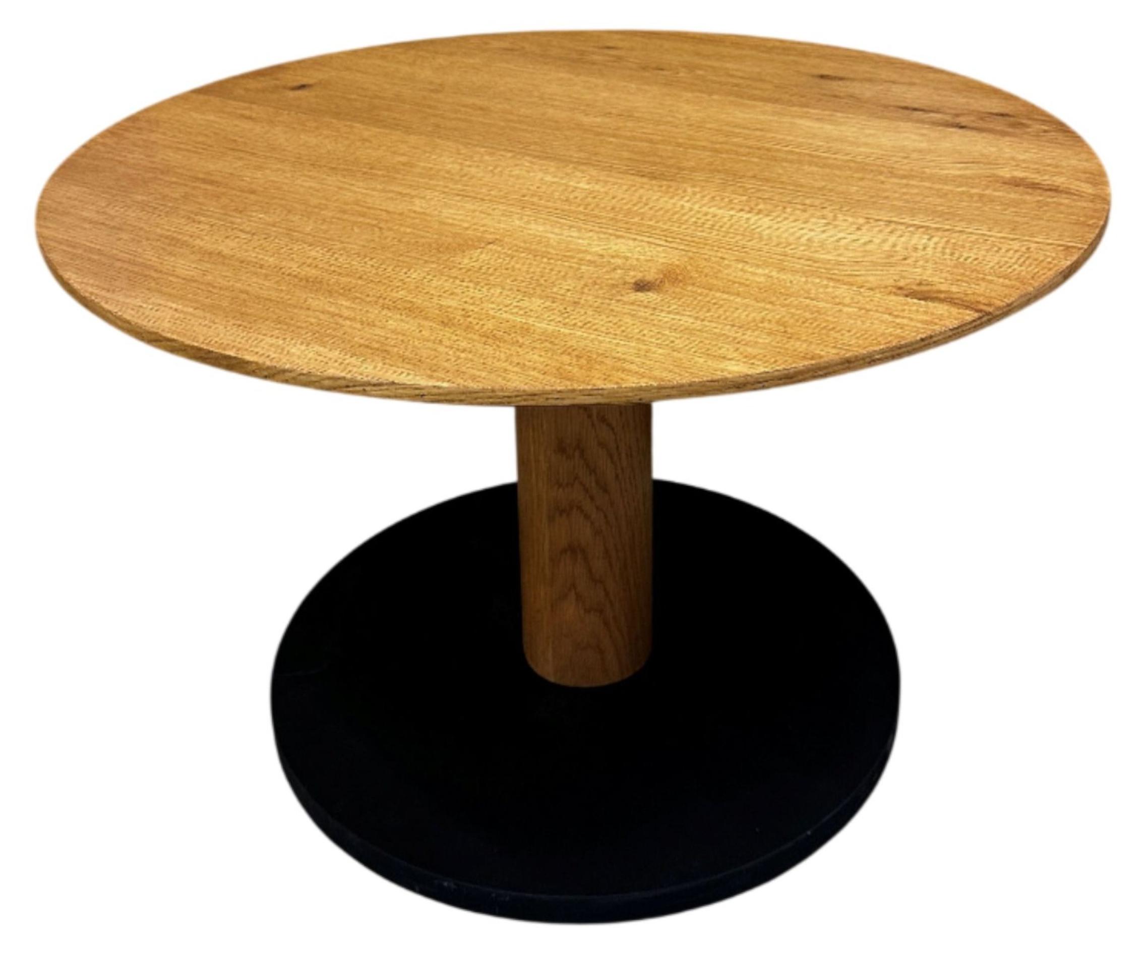 Robas Lund Runder Couchtisch Schwarz mit Hublift-Funktion, Ø 70 cm, 45 cm hoch 4069362006330_131d