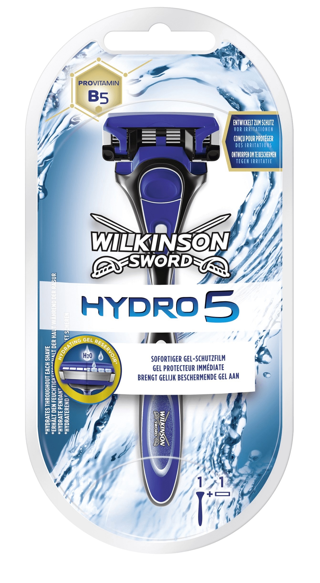Holiaci strojček Wilkinson Hydro5 s 1 čepeľou vhodný pre mužov