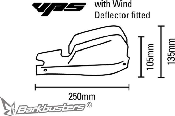 BARKBUSTERS VPS Handschutzschalen VPS-203-00-BU