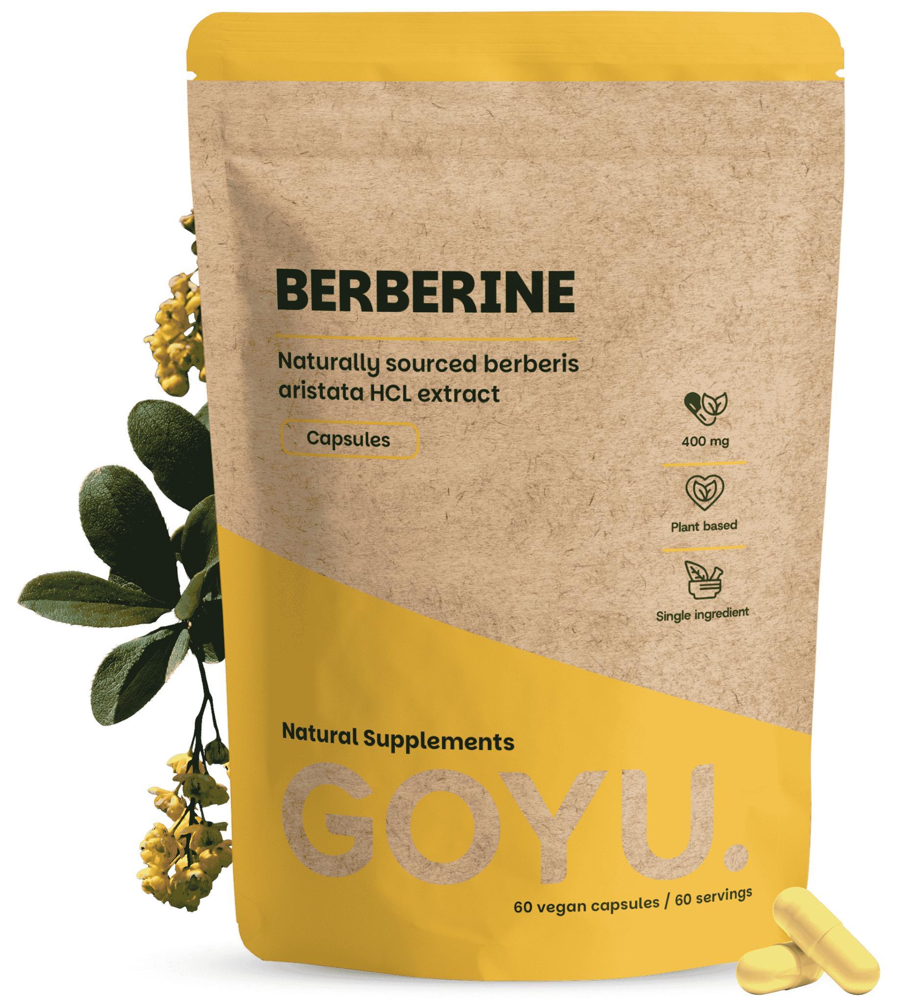 GOYU Berberin-Extrakt-Kapseln 400 mg CUBERE60TAB
