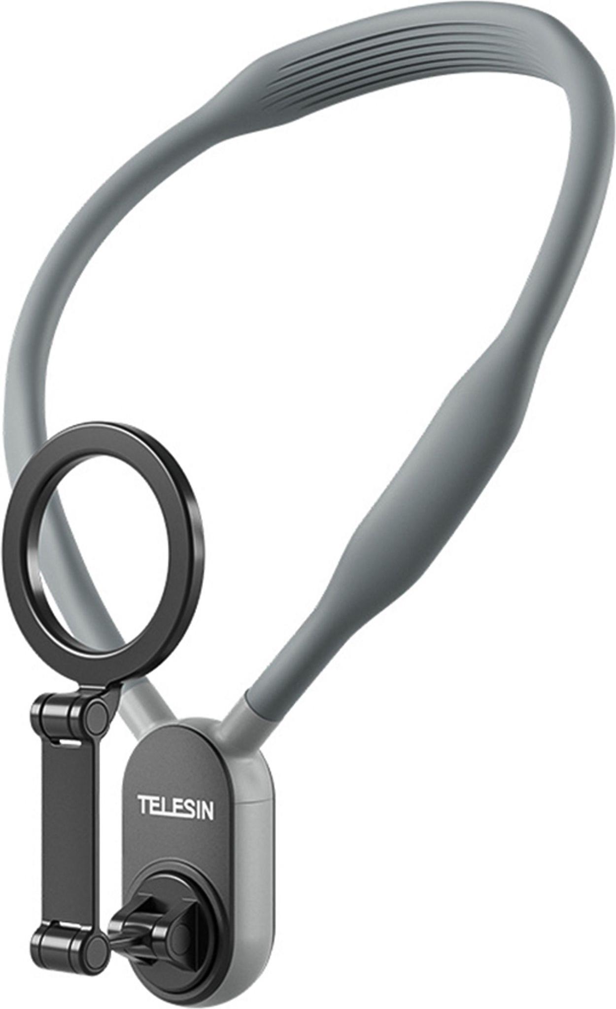 KenyamanHandelsGmbH Telefonhalter, Nackenhalterung mit magnetischem Telefonhalter, Schnellverschluss, mehrfach winkelverstellbar, mit Riemen und Metallring, kompatibel mit iPhone 15/14/13/12 Android-Smartphone KELLW251206KF169