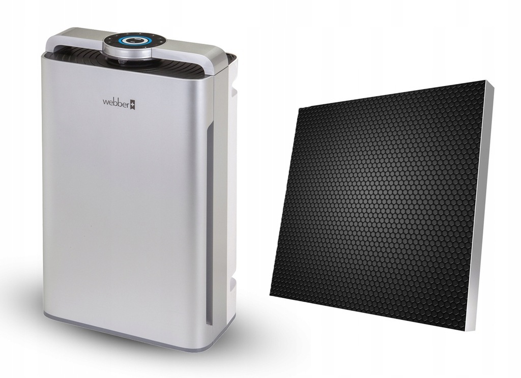 Luftreiniger & Luftbefeuchter Webber AP9700 WiFi SILBER – Intelligente Luftqualitätskontrolle