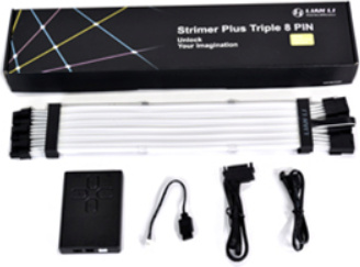 Lian Li Strimer Plus Triple 8-Pin Strimer plus triple 8 pins