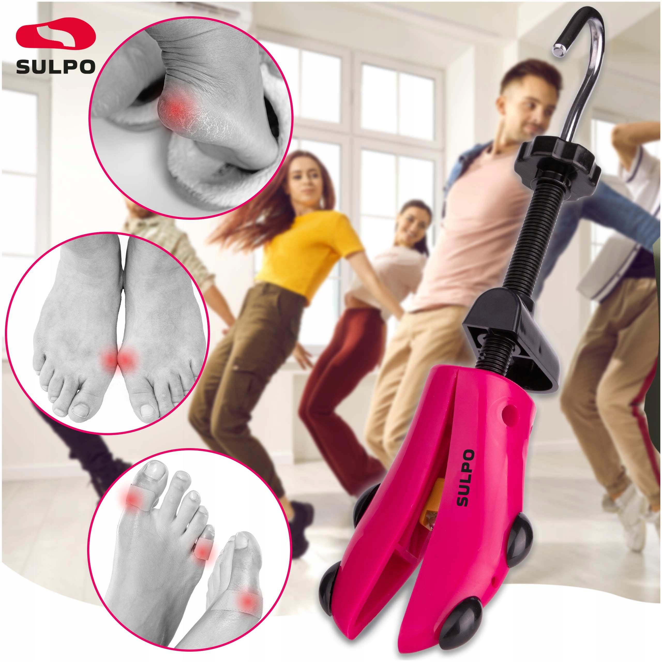 Sulpo Schuhdehner Set A065 mit Metallschuhanzieher (41 cm)