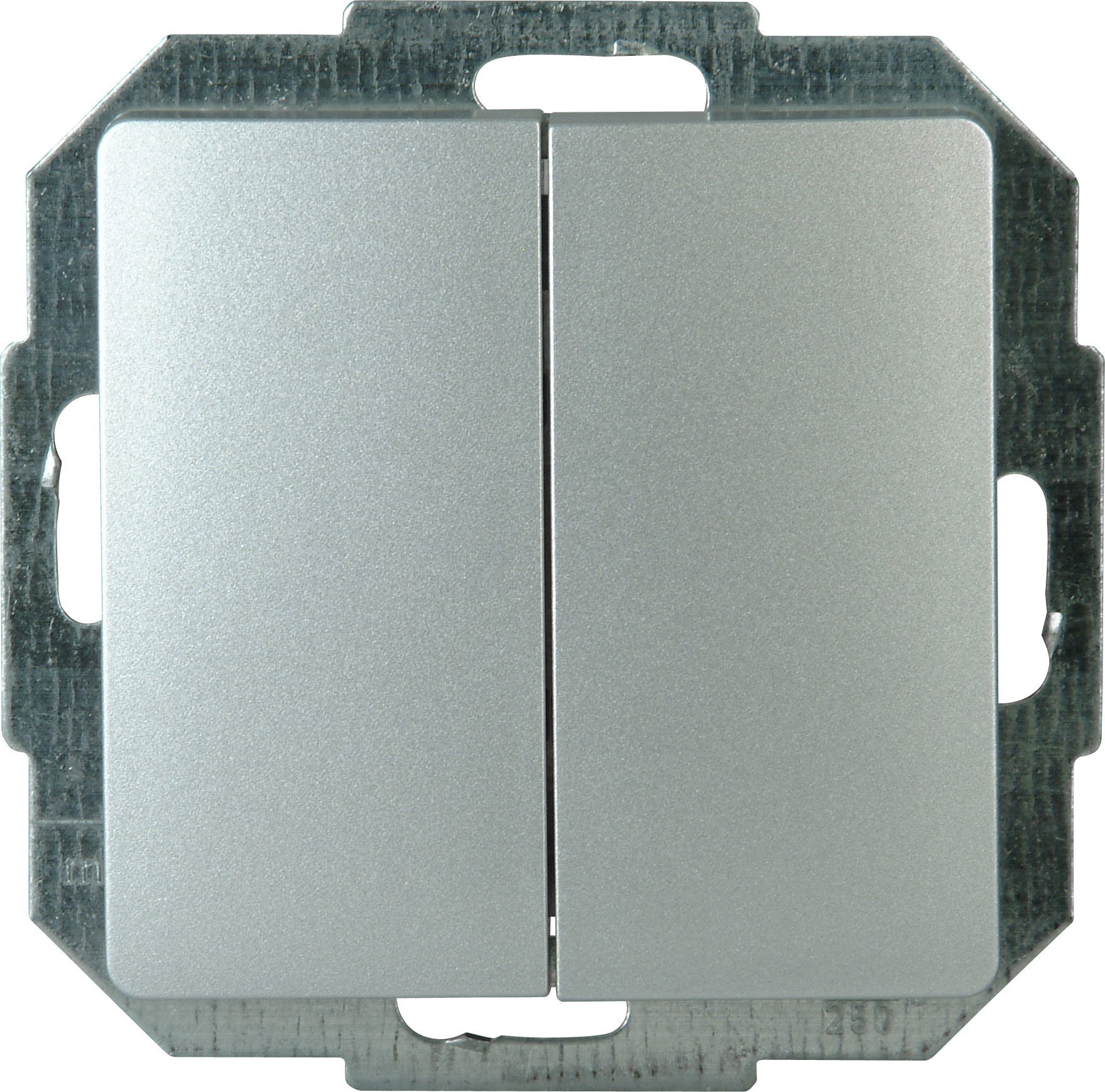 Kopp Paris Silber Wechsel/Wechselschalter 6503.2008.2