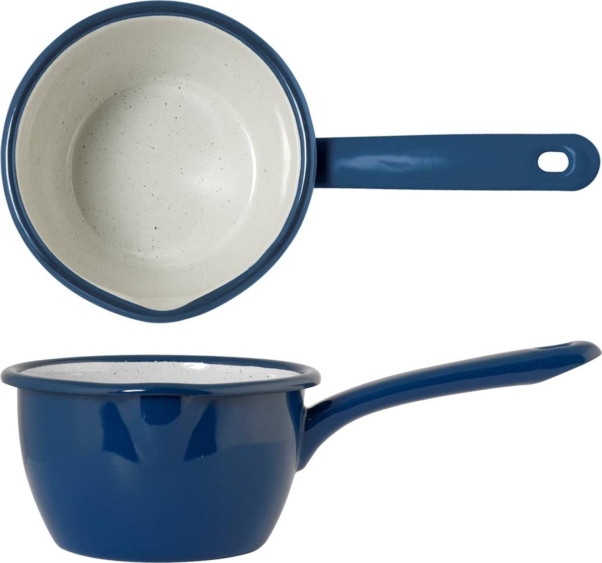 Pengo S.p.A. H&H Emaille-Kochtopf mit Ausguss, 12 cm 2349212