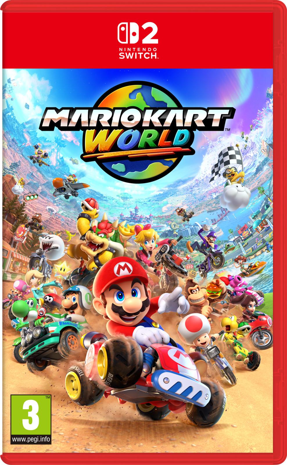 Nintendo Mario kart world, Nintendo Switch 2, E (bez obmedzenia)