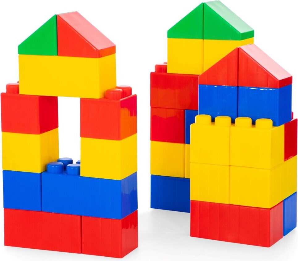 Blocs de construction XXL multicolores 36 pièces