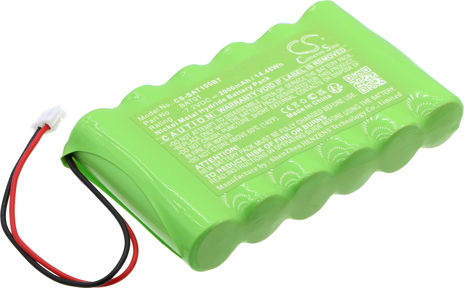 TECHTEK Akku Kompatibel mit [Scantronic] i-on Compact Ersetzt BAT01