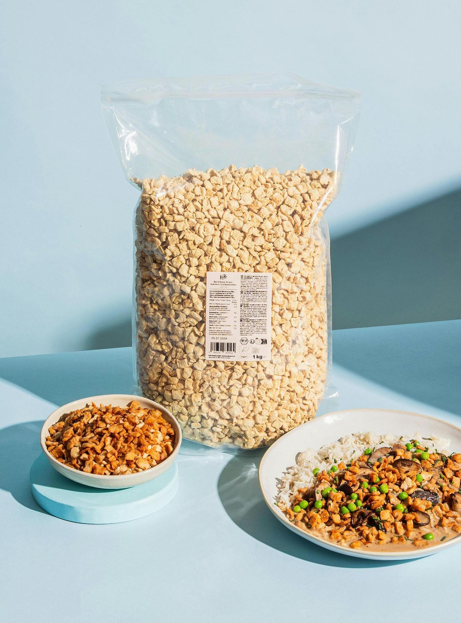 KoRo |Erbsen Ackerbohnen Geschnetzeltes 1 kg