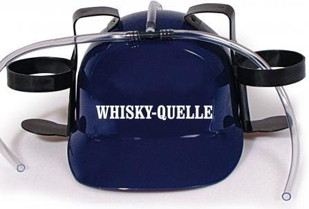HSK Trinkhelm Spaßhelm mit Print - Whisky-Quelle - 51607 Color - blau