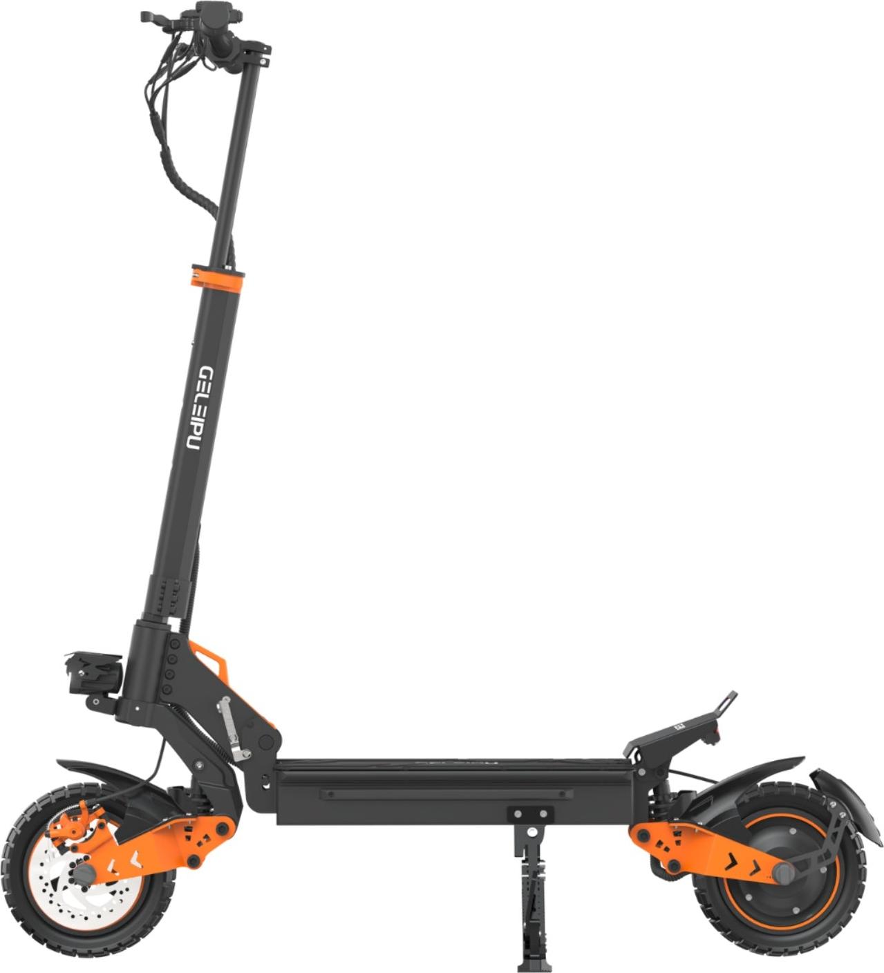 Elektrická kolobežka GELEIPU Z1 - Motor 1200W Batéria 48V20AH Scooter 10'' Pneumatiky Kotúčové Brzdy - Čierny