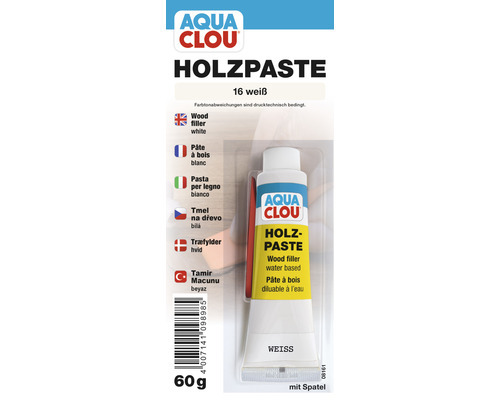 Clou Holzpaste weiß 60 g 15.100.016