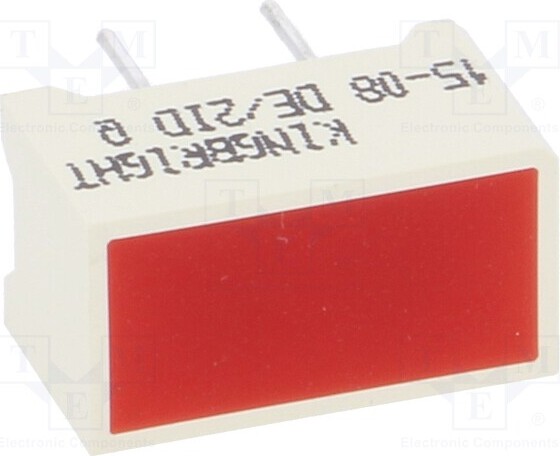 TNE 1x LED Hintergrundbeleuchtung Linse: diffus,rot rot d: 625nm DE/2ID Hintergrundb _1GH_DE/2ID