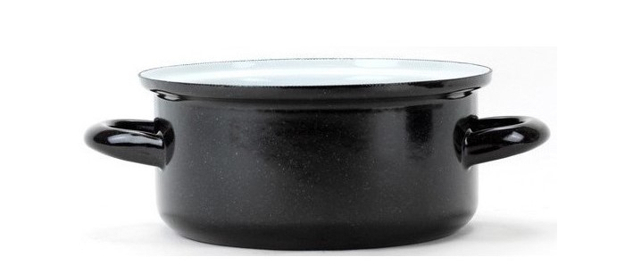 Emaille-Kochtopf STANDARD 24 cm, 4,5 l - Belis 55118
