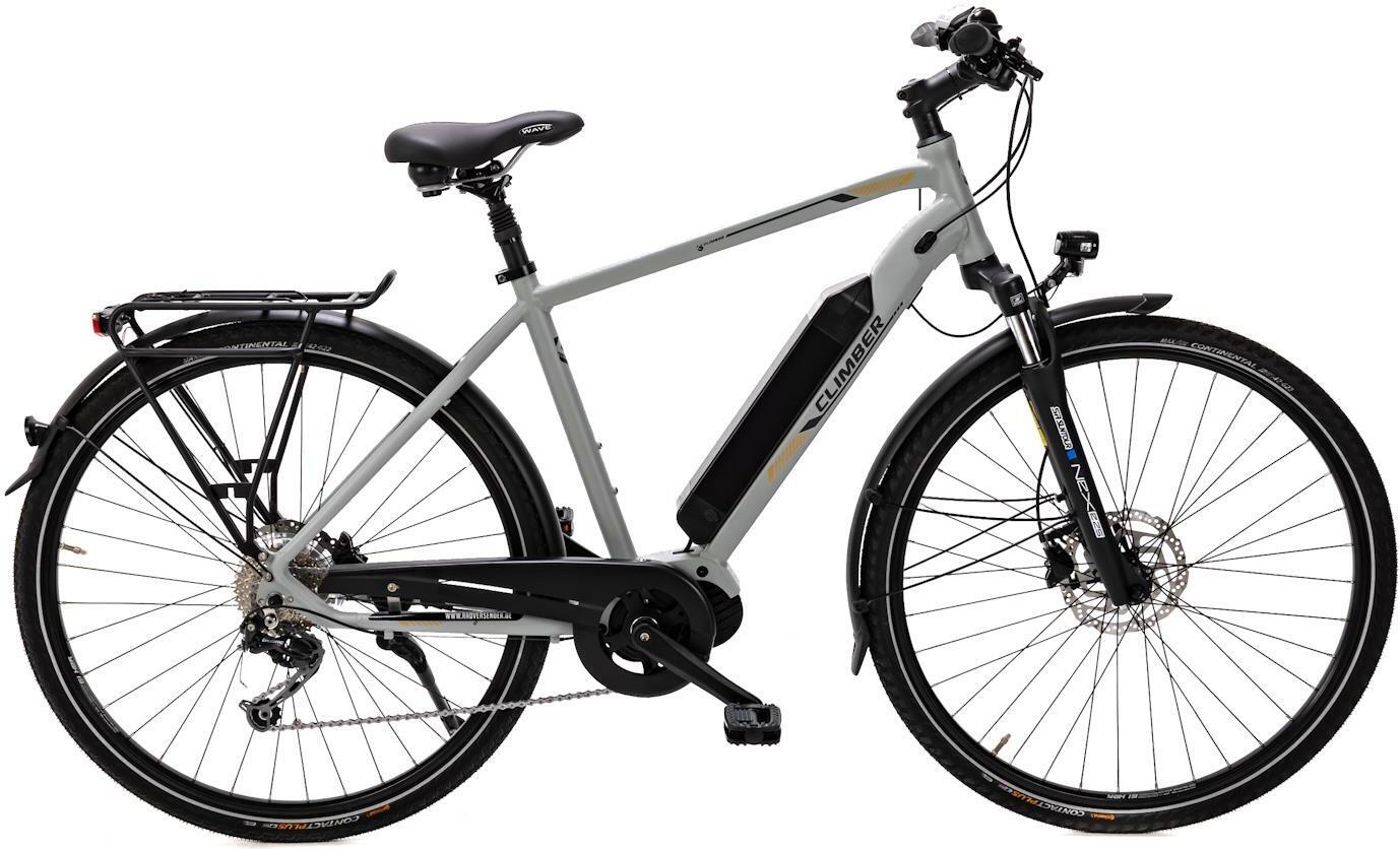 Sprick 28 Zoll Elektro Fahrrad E-Bike CLIMBER Shimano 9 Gang Mittelmotor 80NM 504 Wh Grau