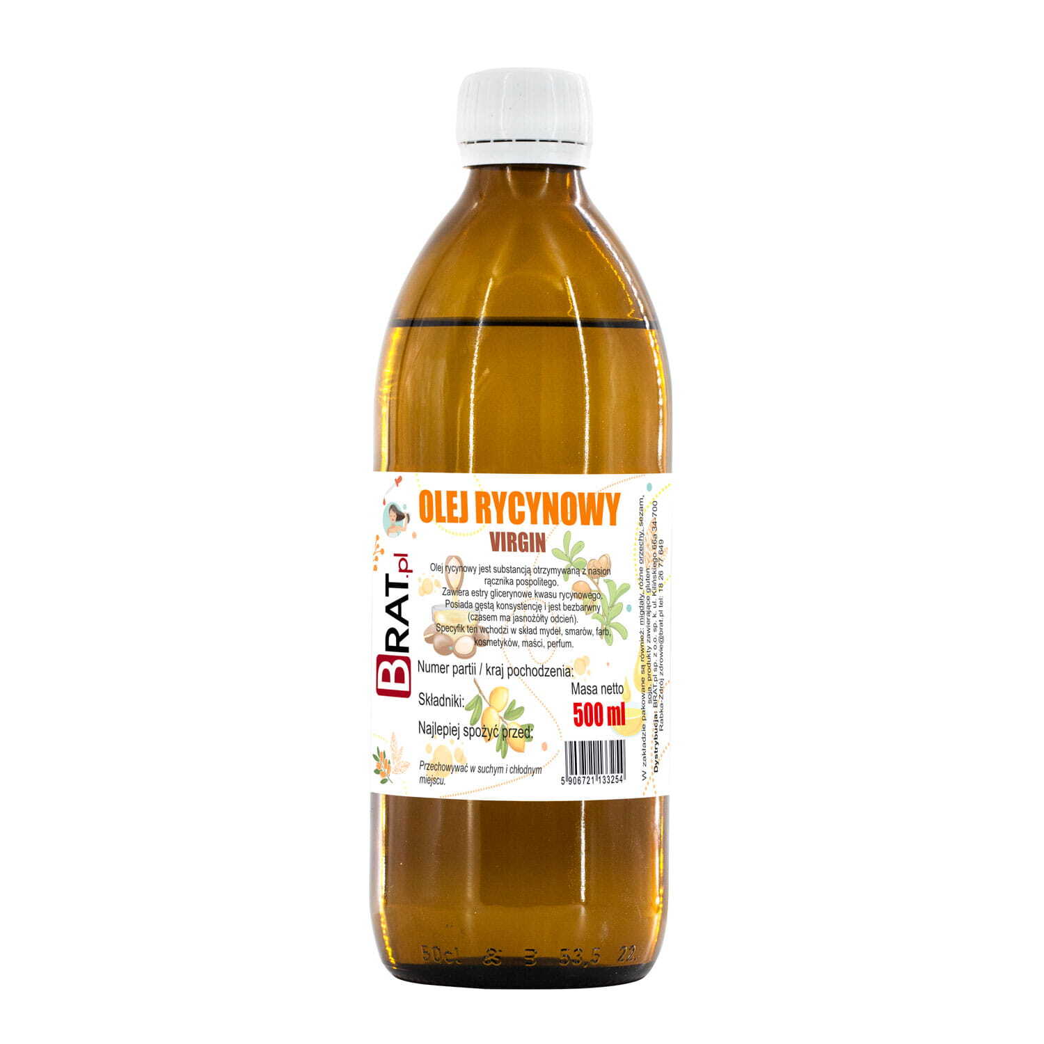 Rizinusöl 500 ml - Brat.pl