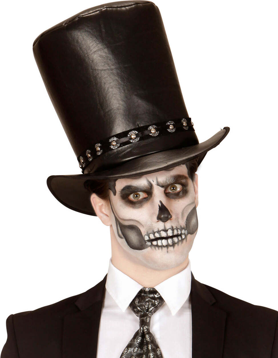 Widmann Schwarzer Zylinder im Lederlook 03609
