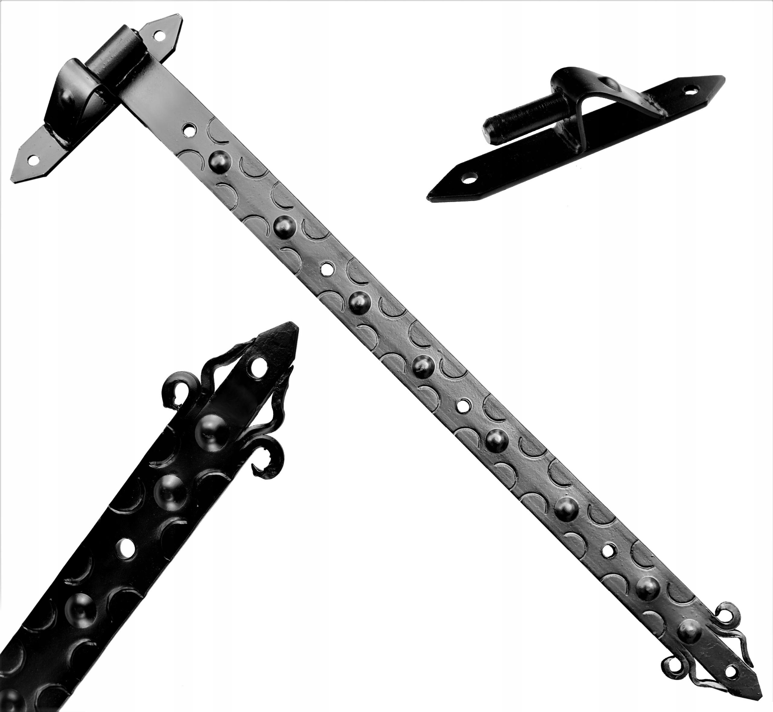 FEINZ | Zawias pasowy für Tore - 800 mm - Schwarz - Robuste Konstruktion - Hochwertige Materialien FEINZ-KA1450