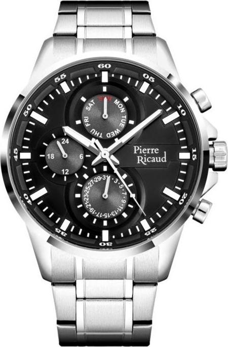 Zegarek Pierre Ricaud P97034.5114QF srebrny
