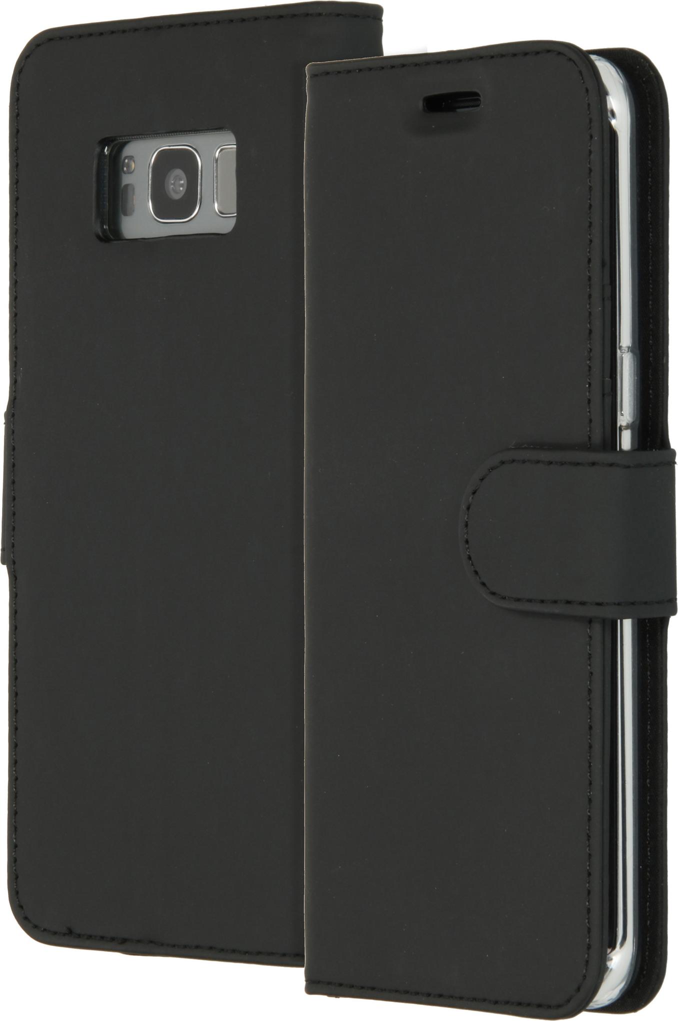 Accezz Peňaženkové puzdro Softcase pre Samsung Galaxy S8 - čierne