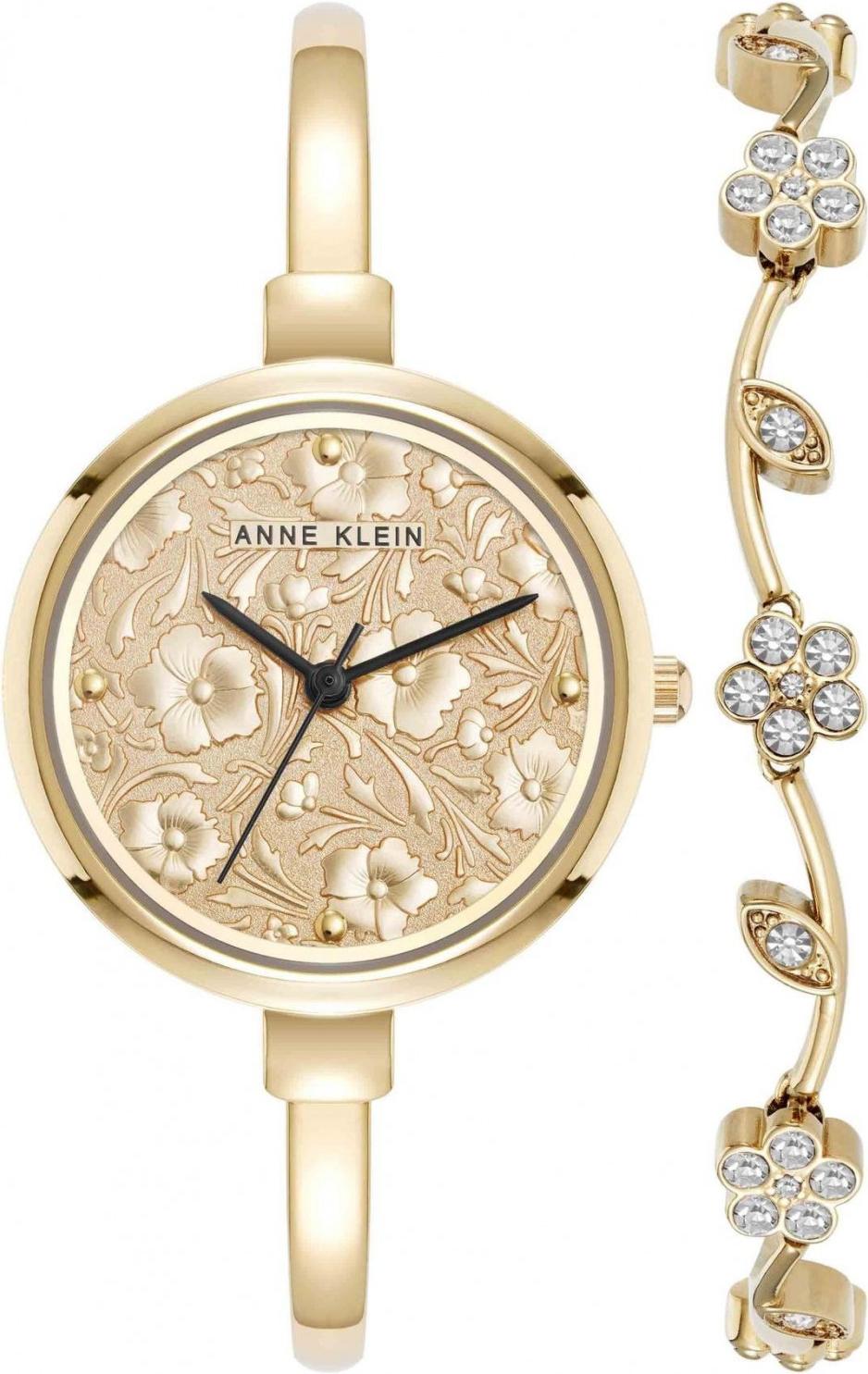 Anne Klein AK-5274GPST zlaté hodinky