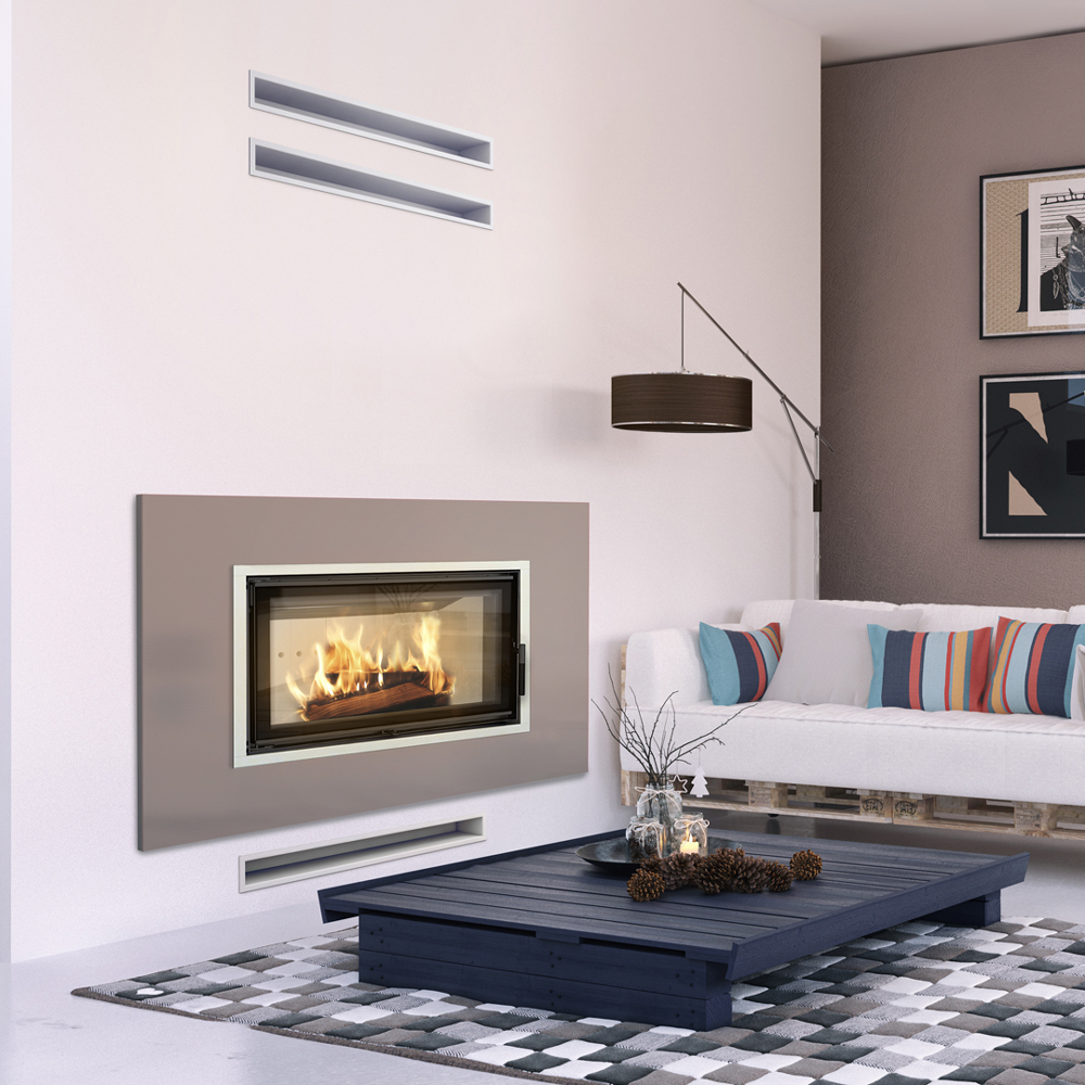 Oceľový krb Lucy 16 kW Ø 200