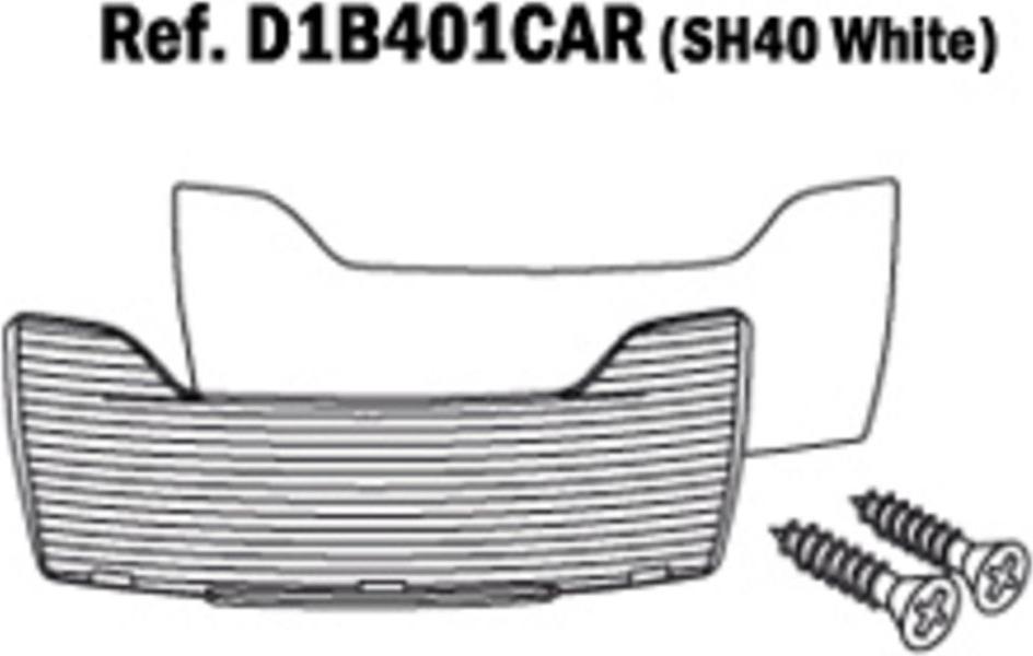 SHAD SH40 Reflektoren weiß D1B401CAR