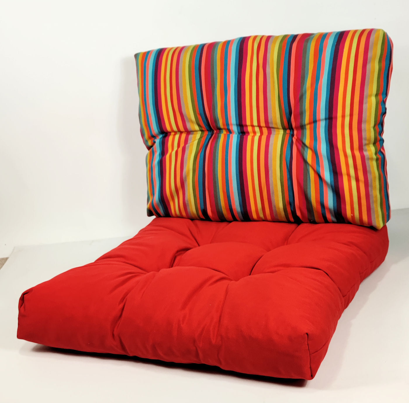 Rattani - Kissen / Polster für PE - Rattanmöbel , Set Sitz + Rücken , Teflon Caribe Color 400 A-Caribe-400