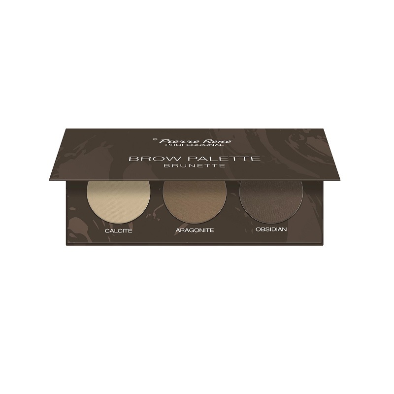 Pierre Rene Brunette Augenbrauen Make-up Palette, 3x1.3g