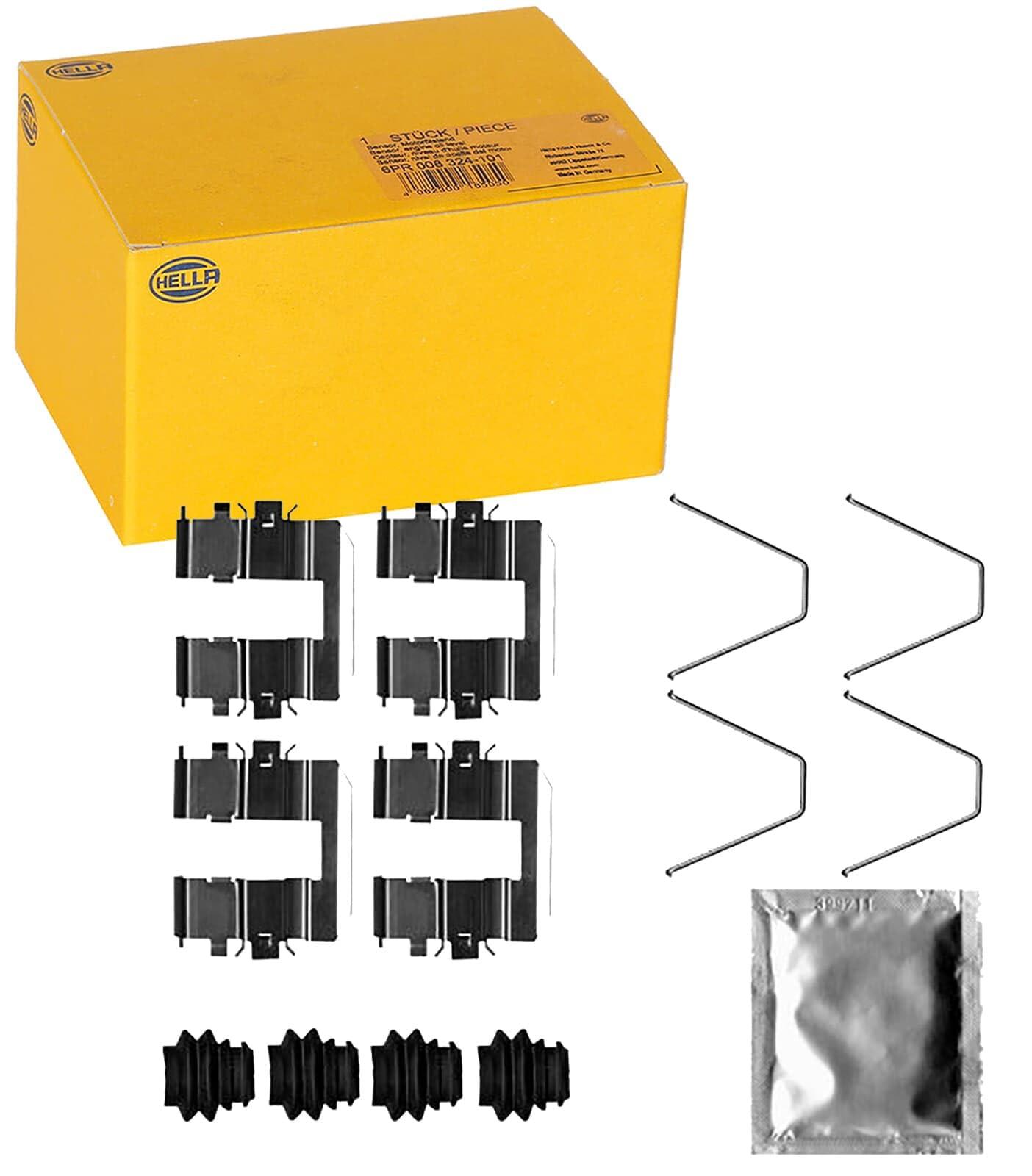 HELLA 8DZ 355 205-781 Zubehörsatz, Bremssattel - K0718 - Bremssystem: Mando