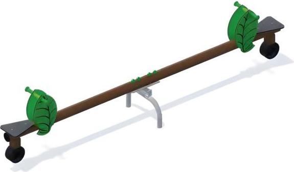 Balancierwippe Erlebnisspielplatz Waldspielplatz Klettergerüst Bewegungsfläche