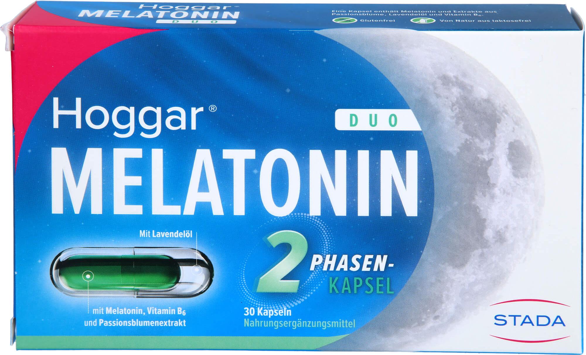 STADA Consumer Health Deutschland GmbH Hoggar Melatonin Duo Kapseln trägt dazu bei, die Einschlafzeit zu verkürzen, 30 St. Kapseln 18155950
