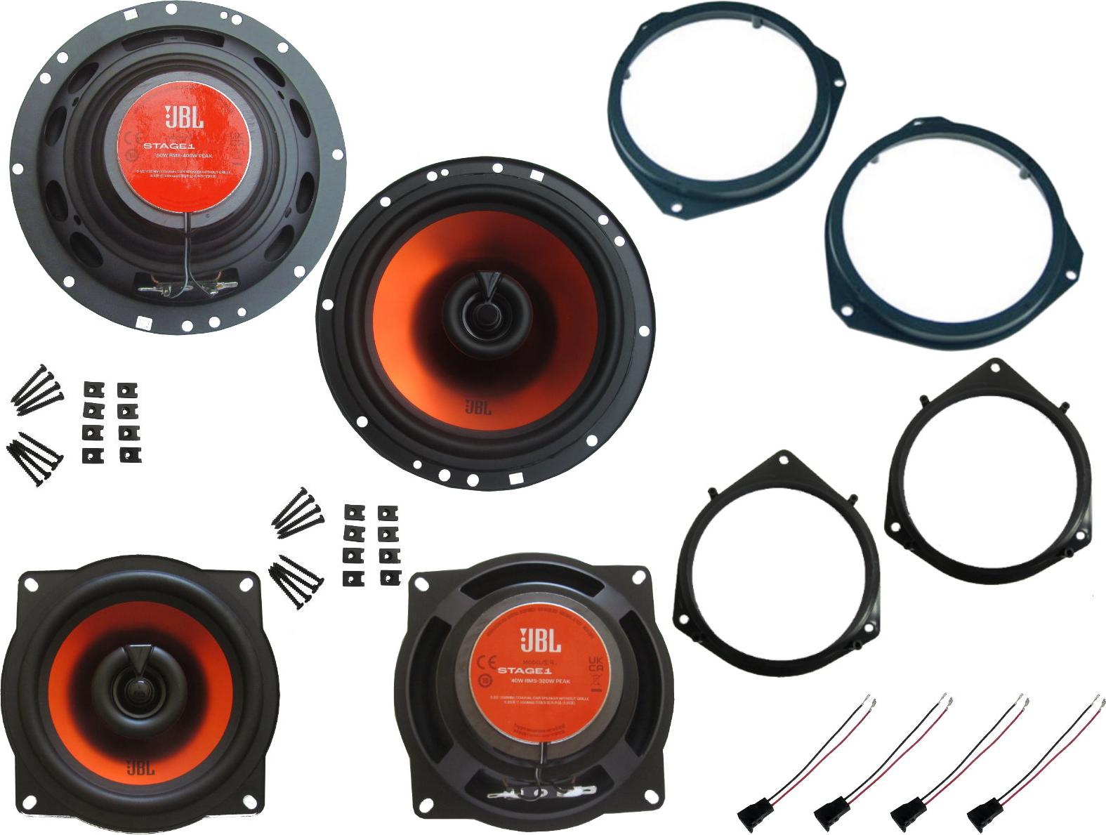 DSX JBL Lautsprecher Set für Opel Astra G Bj 98-05 Tür vorne hinten 720 Watt jblnastragvohi