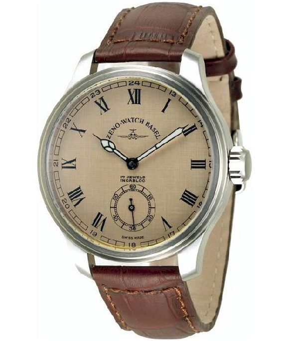 Zeno-Watch - Náramkové hodinky - Pánske - Oversized retro Retro Roma- 8558-6-i9-rom