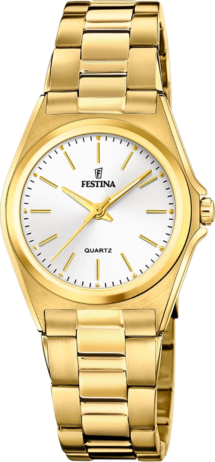 Festina dámske náramkové hodinky z nehrdzavejúcej ocele zlaté Casual D2UF20557/2