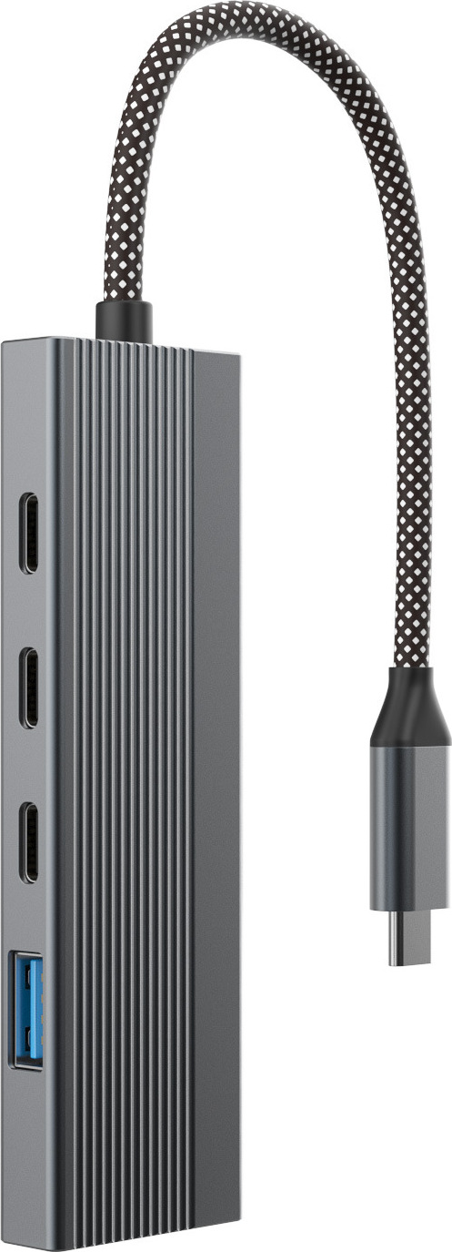 INF 5-v-1 USB-C rozbočovač s HDMI, USB 3.0 a nabíjaním USB-C PD