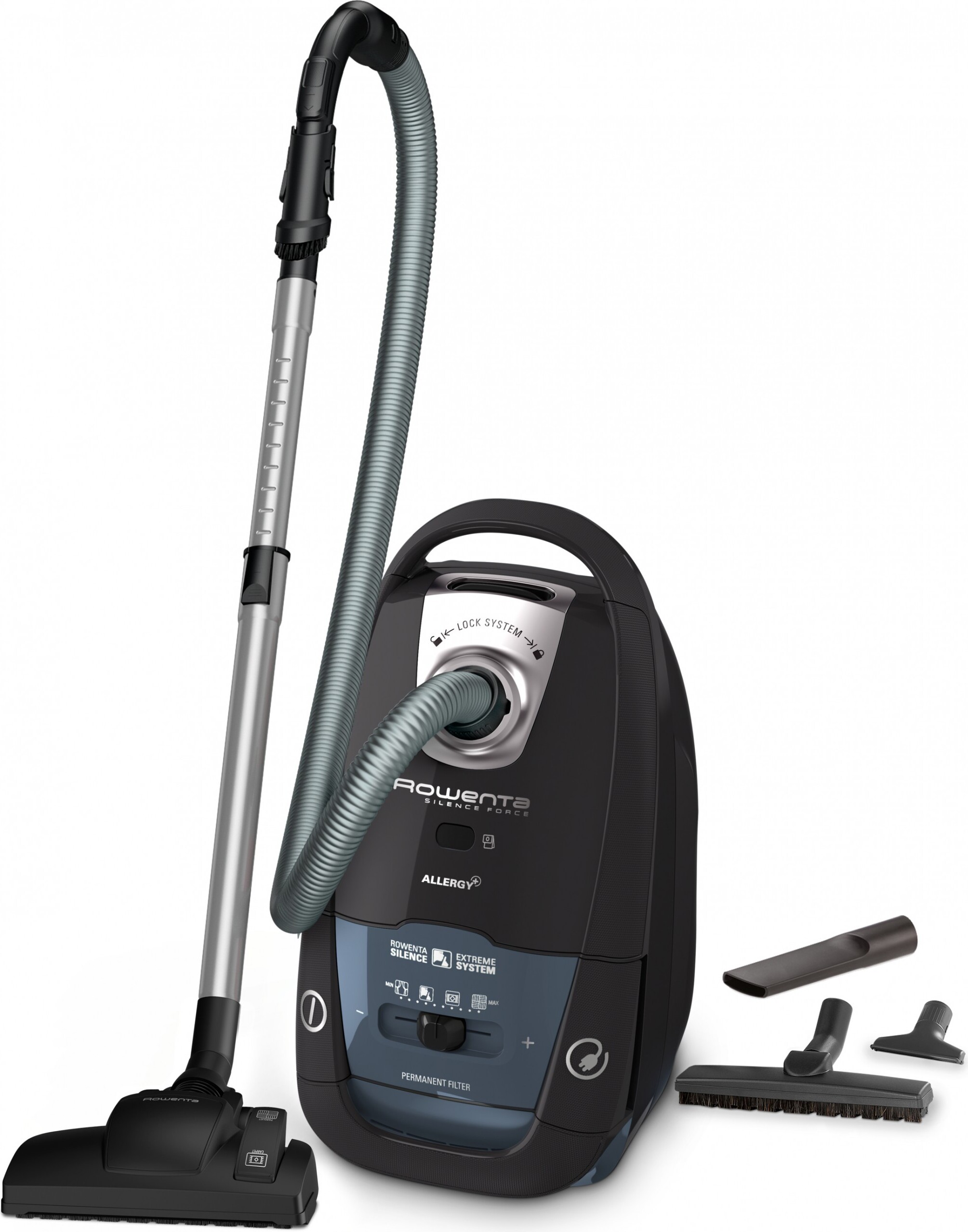 ROWENTA Staubsauger mit Beutel Silence Force RO7755 Bodenstaubsauger Allergie+